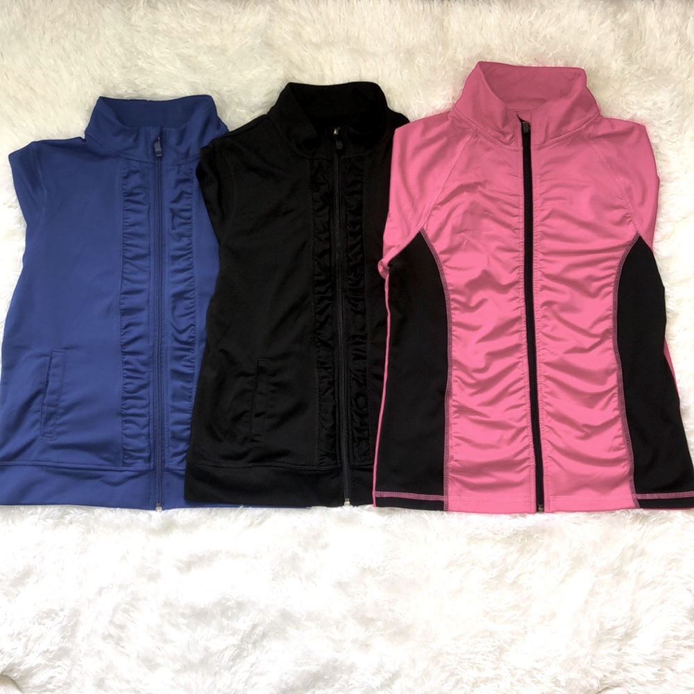 COPY - Full Zip Active Tops Size Large - 3pc.